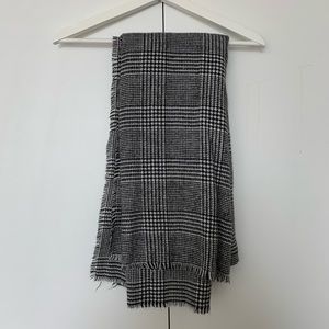 Zara oversized plaid scarf